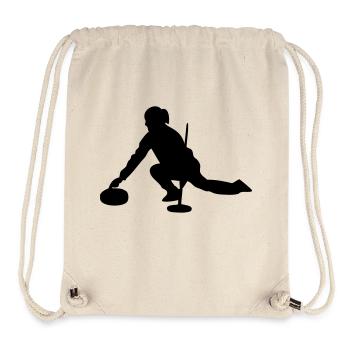 Curling - Stanley/Stella recycelter Gym Bag - Naturweiß - Vorne
