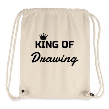Zeichnung / Zeichner / Drawing / Drawer - Stanley/Stella recycelter Gym Bag - Naturweiß - Vorne