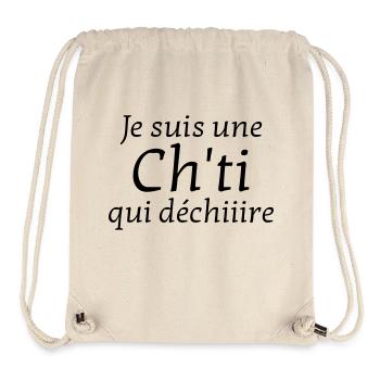 Ch'ti / Nord / Chti / Ch'ti mi / Nordiste - Stanley/Stella recycelter Gym Bag - Naturweiß - Vorne