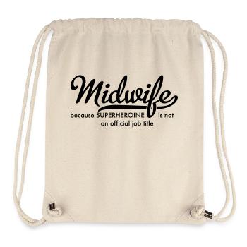 Midwife - Stanley/Stella Recycled Gym Bag - natural - Front