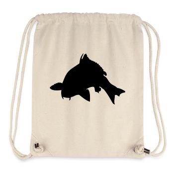 carp fisher - Stanley/Stella Recycled Gym Bag - natural - Front