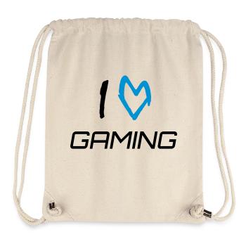 I love gaming - Stanley/Stella Recycled Gym Bag - natural - Front