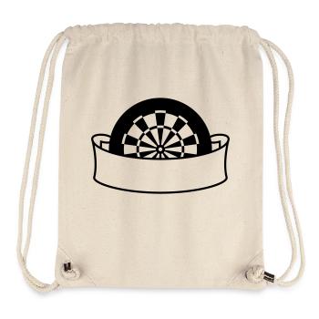 Darts Board Banner - Sac à cordon recyclé Stanley/Stella - blanc naturel - Devant