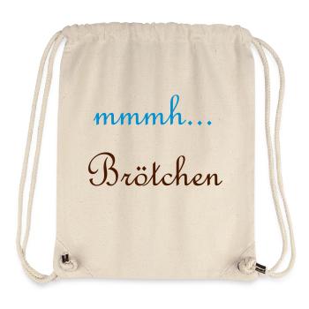 Brötchen - Stanley/Stella recycelter Gym Bag - Naturweiß - Vorne