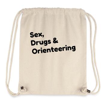 Orienteering / Orienteer / Orientierungslauf - Stanley/Stella recycelter Gym Bag - Naturweiß - Vorne
