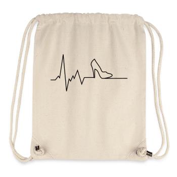 herzschlag schuhe - Stanley/Stella recycelter Gym Bag - Naturweiß - Vorne