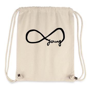 infinity_young - Stanley/Stella recycelter Gym Bag - Naturweiß - Vorne