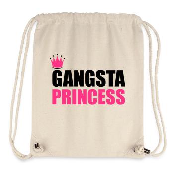 Gangsta Princess - Stanley/Stella recycelter Gym Bag - Naturweiß - Vorne