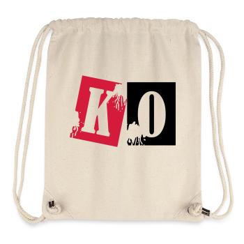 ko_boxing_02 - Stanley/Stella recycelter Gym Bag - Naturweiß - Vorne