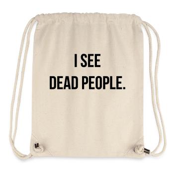 Cinéma / Citation / Série télé / Geek - Sac à cordon recyclé Stanley/Stella - blanc naturel - Devant
