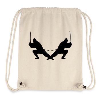 Ninjas - Stanley/Stella Recycled Gym Bag - natural - Front