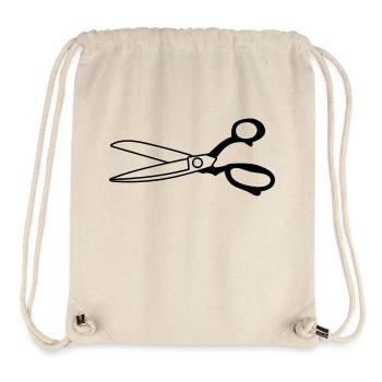 Schere - Stanley/Stella recycelter Gym Bag - Naturweiß - Vorne