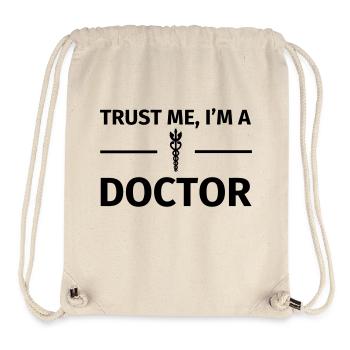 Trust Me I'm a Doctor - Stanley/Stella recycelter Gym Bag - Naturweiß - Vorne