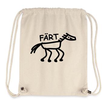 faert_1c - Sac à cordon recyclé Stanley/Stella - blanc naturel - Devant