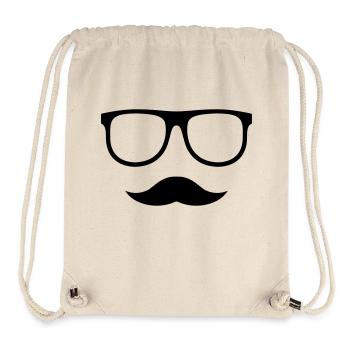 lunettes de Moustache - Sac à cordon recyclé Stanley/Stella - blanc naturel - Devant