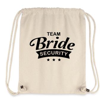 team_bride_security_member_f1 - Stanley/Stella Recycled Gym Bag - natural - Front