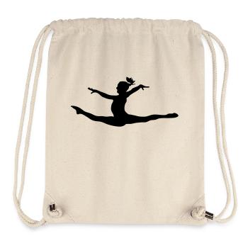Turnen Kunstturnen Bodenturnen - Stanley/Stella recycelter Gym Bag - Naturweiß - Vorne