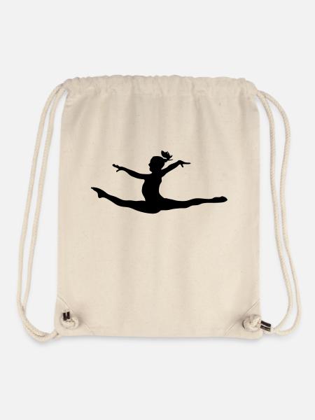 Turnen Kunstturnen Bodenturnen - Stanley/Stella recycelter Gym Bag - Naturweiß