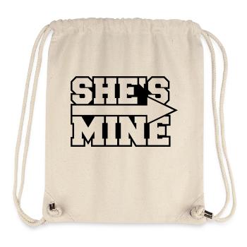 She's Mine Arrow - Stanley/Stella Recycled Gym Bag - natural - Front
