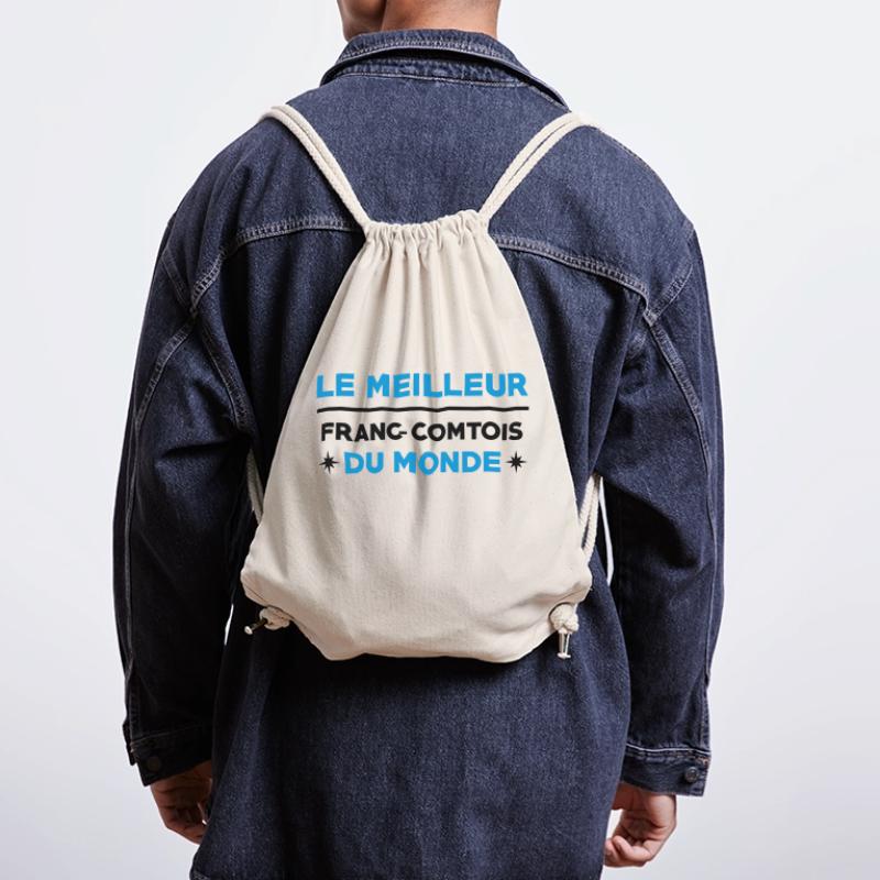 Franche-comté / Franc-Comtois / Franc-Comtoise Sac à cordon recyclé Stanley/Stella