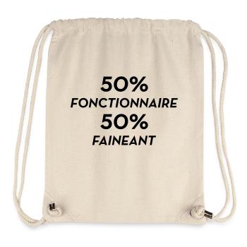 Official Public Service Beamte Fonctionnaire - Stanley/Stella Recycled Gym Bag - natural - Front