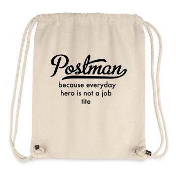 Postbote - Stanley/Stella recycelter Gym Bag - Naturweiß - Vorne