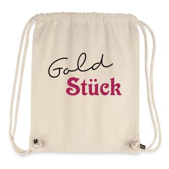 Gold Stück - Stanley/Stella recycelter Gym Bag - Naturweiß - Vorne