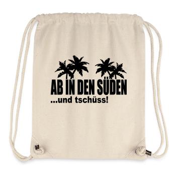 du sud - Sac à cordon recyclé Stanley/Stella - blanc naturel - Devant