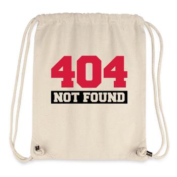 404_not_found_t2 - Stanley/Stella recycelter Gym Bag - Naturweiß - Vorne