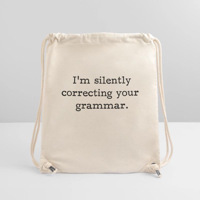 I’m silently correcting your grammar. Stanley/Stella Recycled Gym Bag