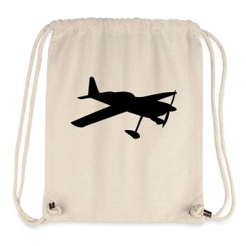 Privatflugzeug der leichten Luftfahrt - Stanley/Stella recycelter Gym Bag - Naturweiß - Vorne