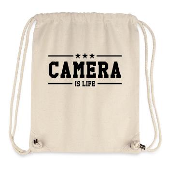 Cameraman / Camera / Video / Cadreur - Sac à cordon recyclé Stanley/Stella - blanc naturel - Devant
