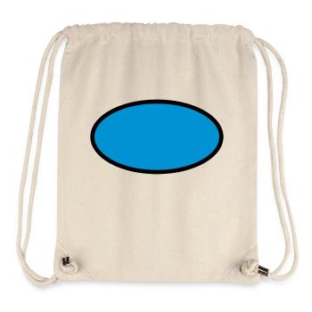 Oval (fertigen) - Stanley/Stella recycelter Gym Bag - Naturweiß - Vorne