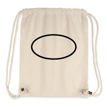 Oval (customize) - Stanley/Stella Recycled Gym Bag - natural - Front