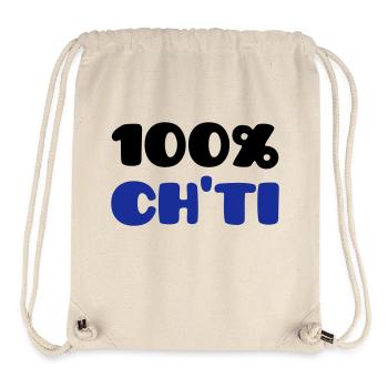 100% Ch'ti (V) - Stanley/Stella Recycled Gym Bag - natural - Front