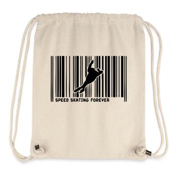 barcode speed skating skateur2 - Stanley/Stella Recycled Gym Bag - natural - Front