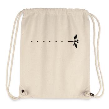 Passage libllule und Erstaunen - Stanley/Stella recycelter Gym Bag - Naturweiß - Vorne