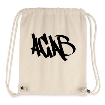 Acab - Stanley/Stella recycelter Gym Bag - Naturweiß - Vorne