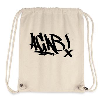 Acab - Stanley/Stella recycelter Gym Bag - Naturweiß - Vorne