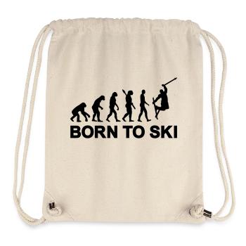 Evolution Ski - Stanley/Stella recycelter Gym Bag - Naturweiß - Vorne