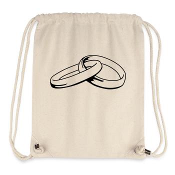 eheringe_01 - Stanley/Stella recycelter Gym Bag - Naturweiß - Vorne