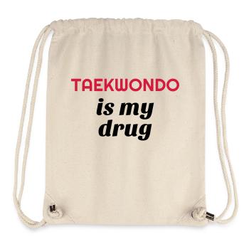 Taekwondo Taekwondoin Tae-Kwon-Do Tae Kwon Do - Stanley/Stella recycelter Gym Bag - Naturweiß - Vorne