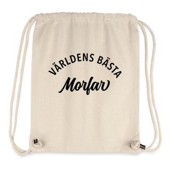 Världens Bästa Morfar Fars Dag Vaderdag Presenter - Stanley/Stella Recycled Gym Bag - natural - Front