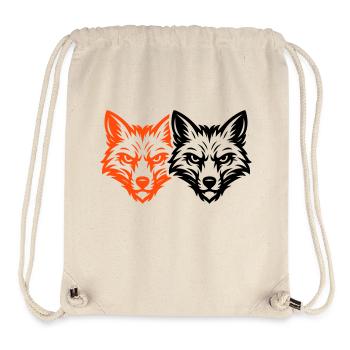 Fuchs Kopf Team - Stanley/Stella recycelter Gym Bag - Naturweiß - Vorne