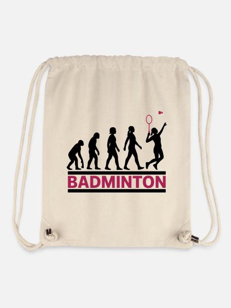 Evolution Badminton Damen Smash Cool - Stanley/Stella recycelter Gym Bag - Naturweiß