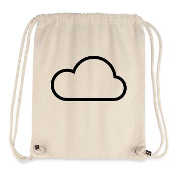 Clouds - Stanley/Stella Recycled Gym Bag - natural - Front