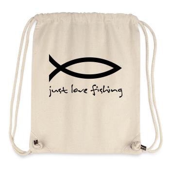 fish - Stanley/Stella recycelter Gym Bag - Naturweiß - Vorne