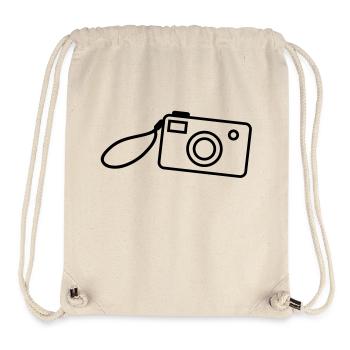 kamera_f1 - Sac à cordon recyclé Stanley/Stella - blanc naturel - Devant