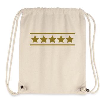 5 Sterne Wertung Bewertung - Stanley/Stella recycelter Gym Bag - Naturweiß - Vorne