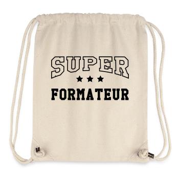 Formateur / Formatrice / Formation / Education - Stanley/Stella Recycled Gym Bag - natural - Front
